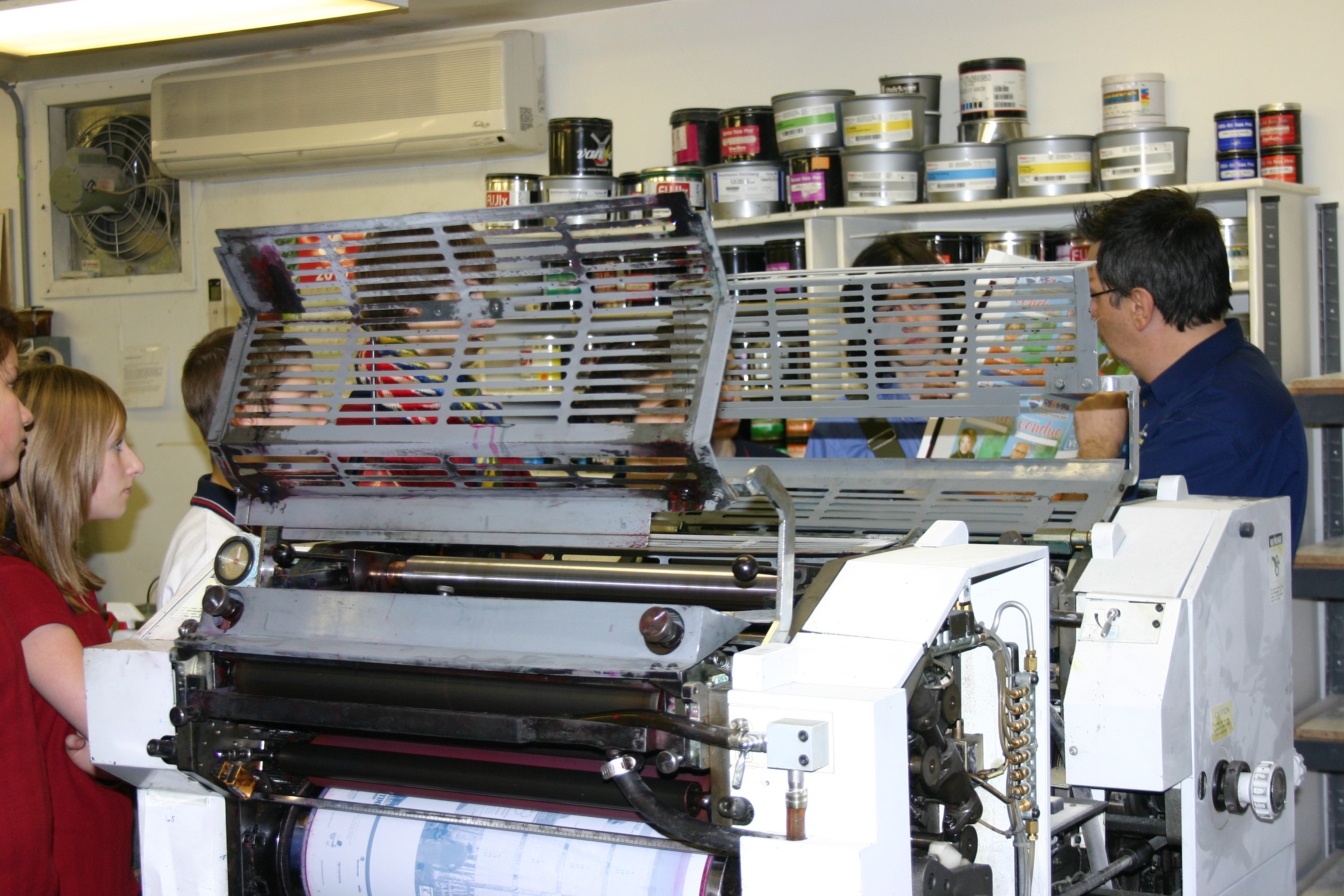 Visite de l'imprimerie Publidiffusion