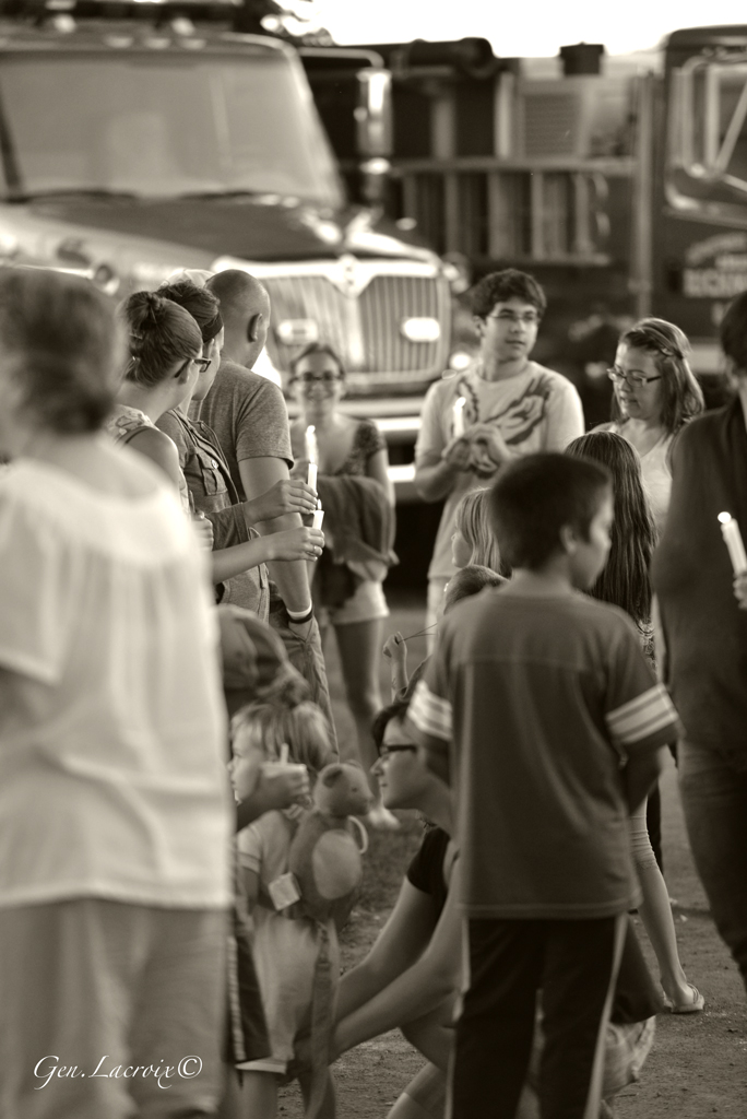 Veillée à la chandelle à Richmond