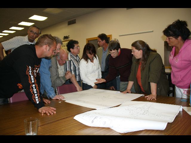 Assemblée pour les travaux du pont