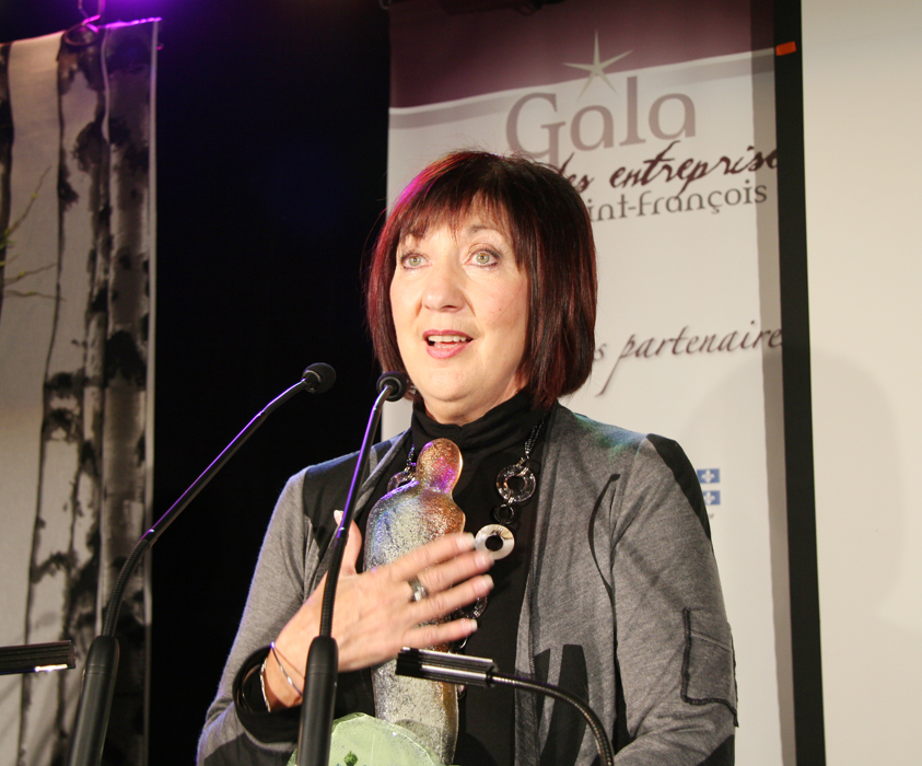 La surprise d'une gagnante