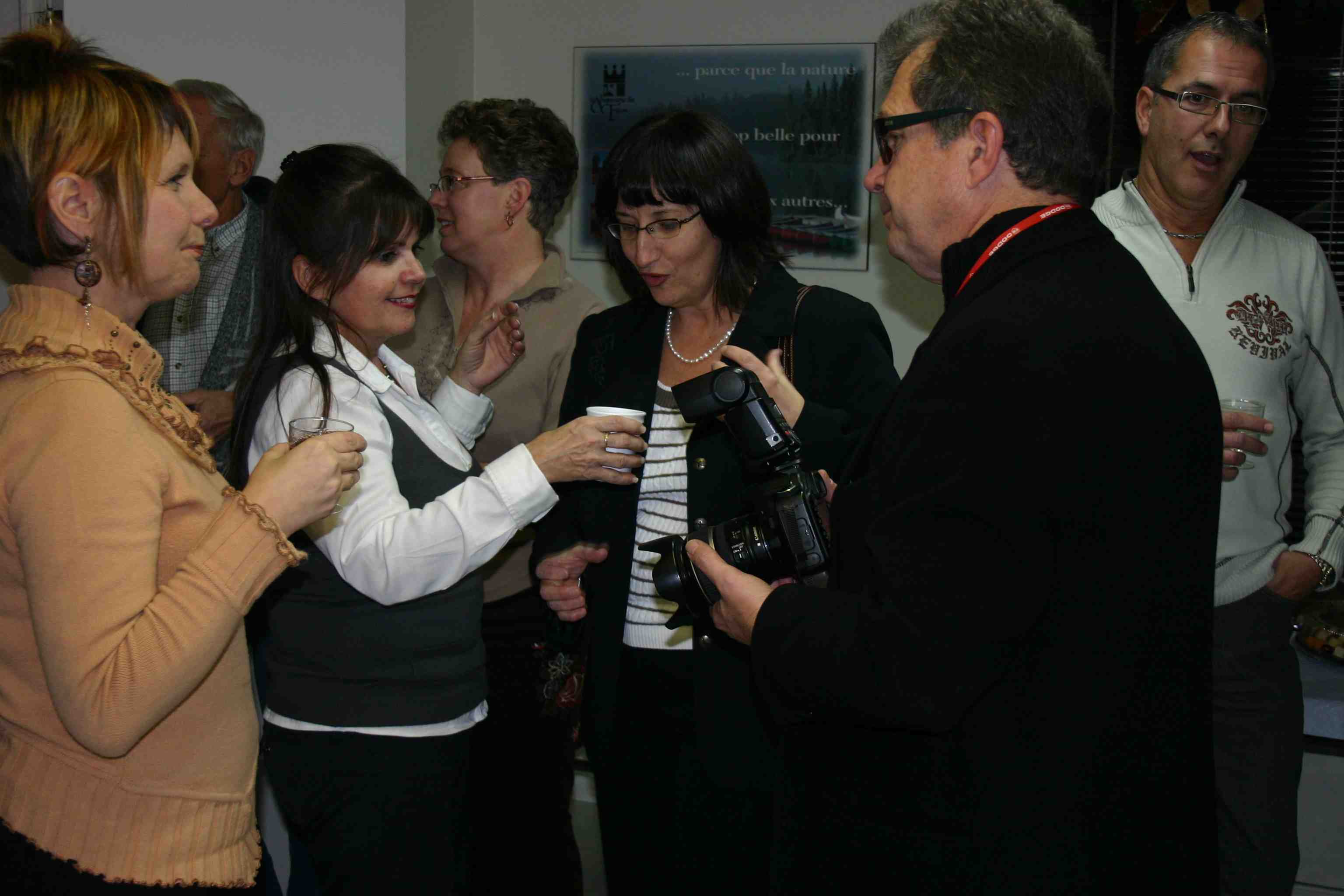 Pierre Pinard prends des photos