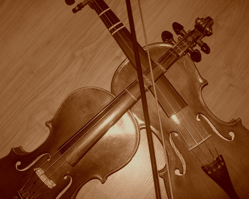 1 archet pour 2 violons