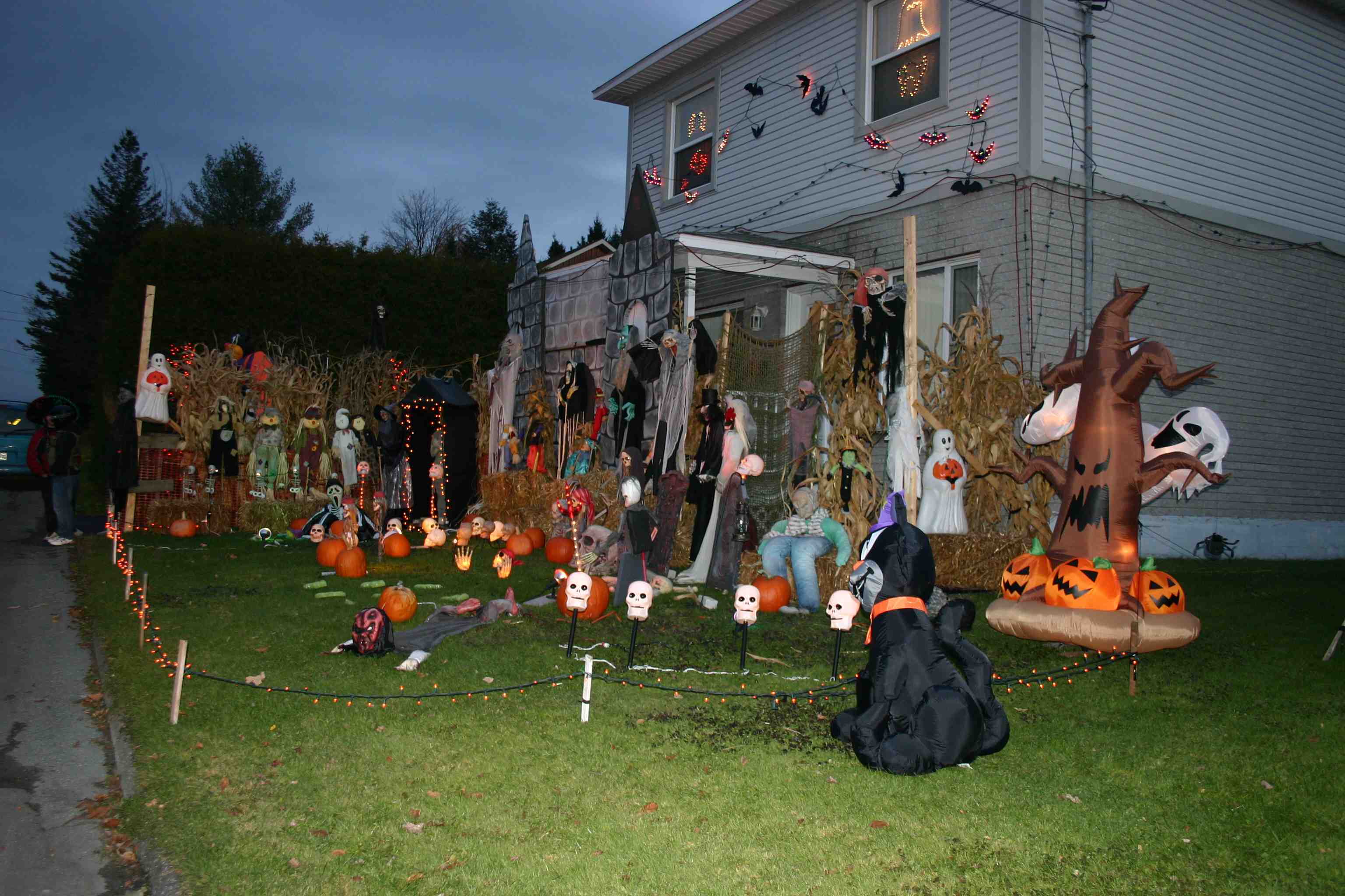 Beau décor d'Halloween