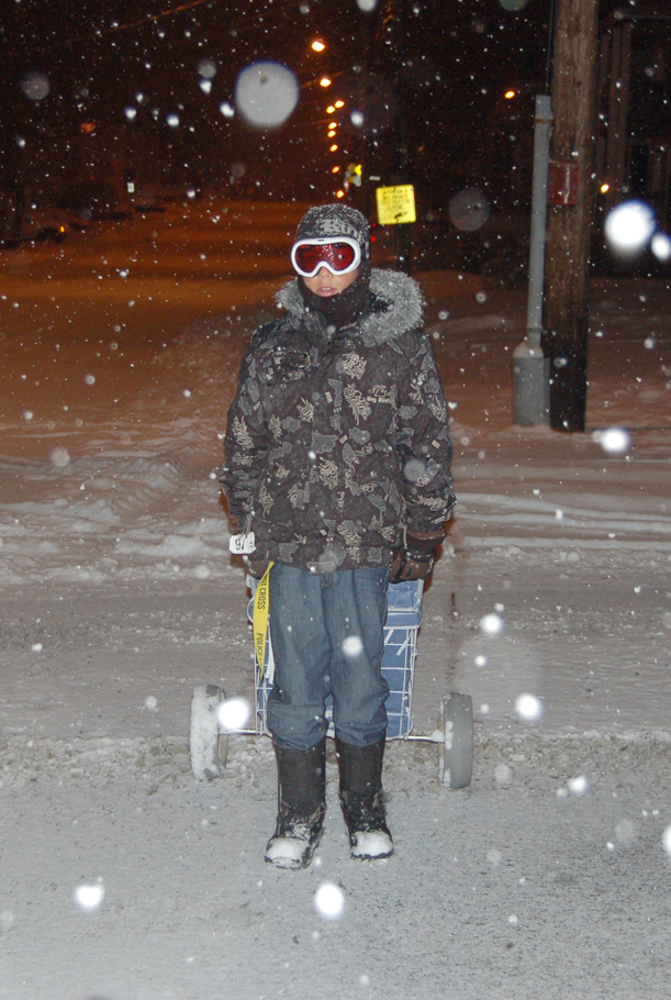 Camelot premier levé neige ou froid!