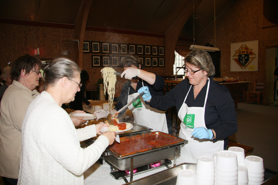 Souper spaghettis pour les paniers de Noël+