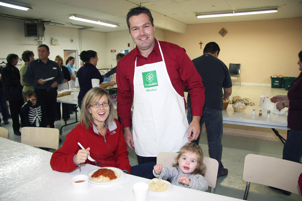 Souper spaghettis pour les paniers de Noël