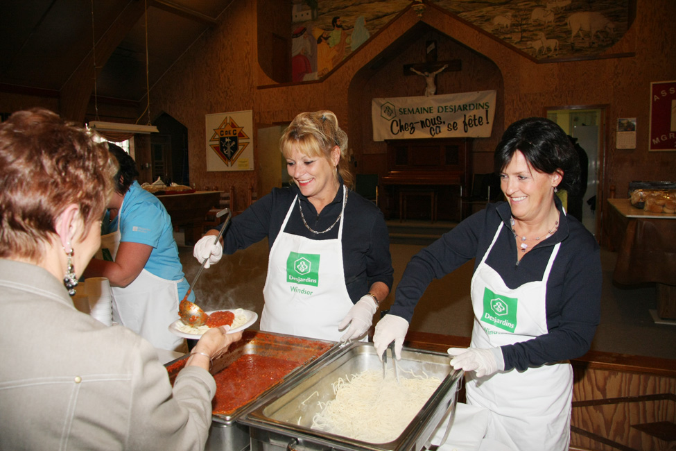 Souper spaghettis pour les paniers de Noël-