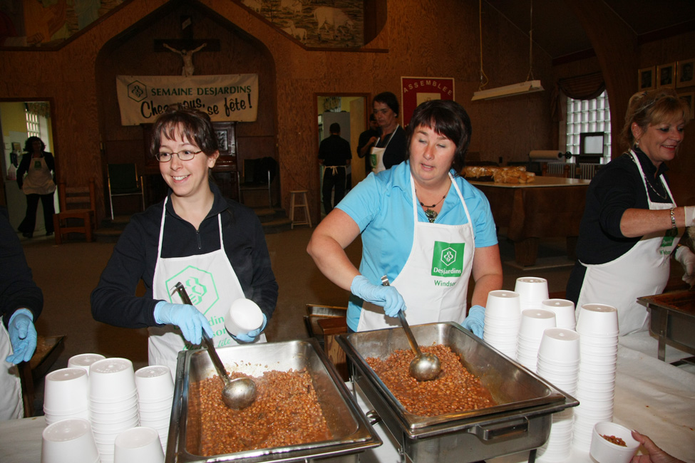 Souper spaghettis pour les paniers de Noël