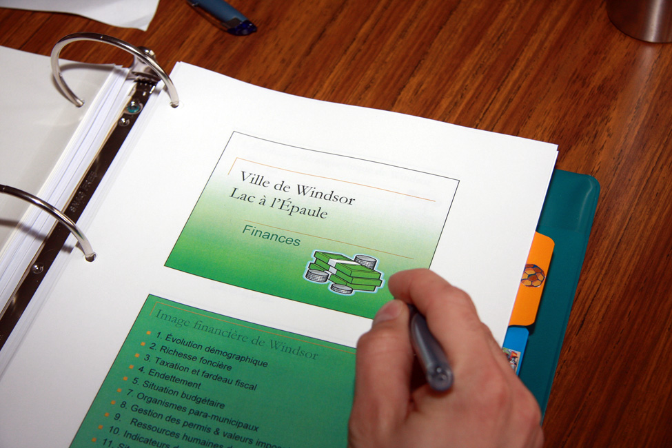 «Lac à l'Épaule» du conseil de Ville de Windsor
