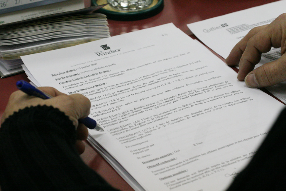 Documents à l'étude