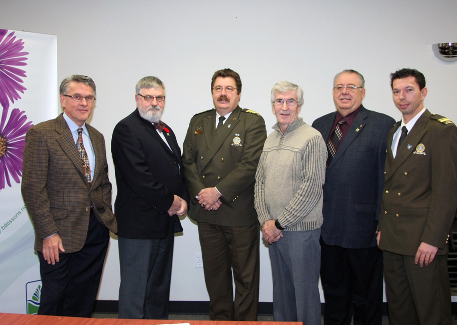 Signature d'une entente avec la SQ pour 18 villes de la  MRC