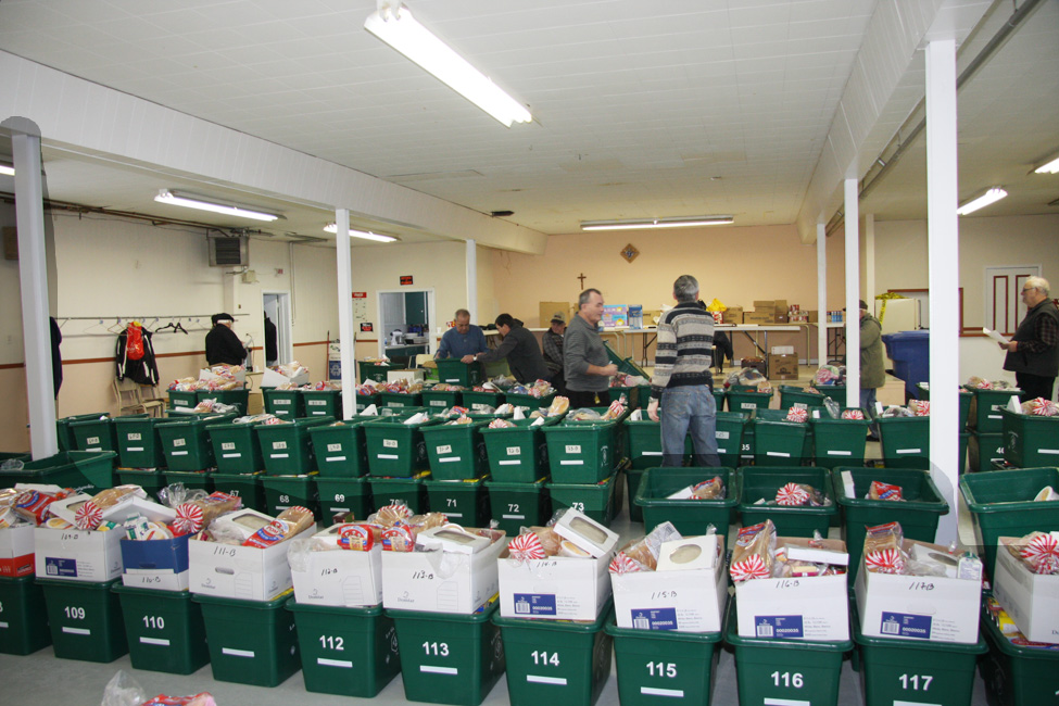 Distribution des Paniers de Noël
