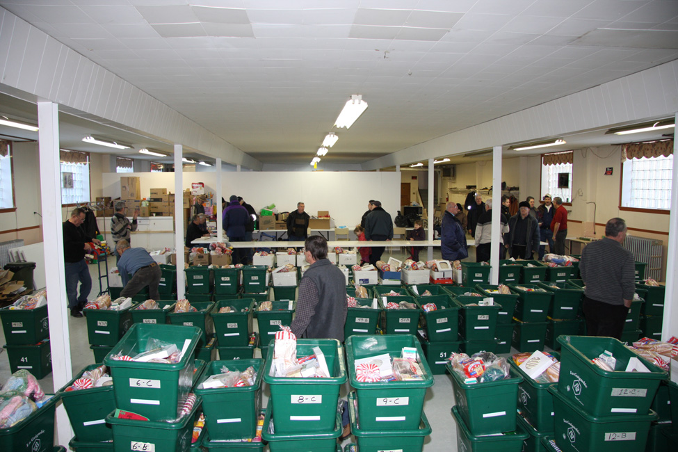 Distribution des Paniers de Noël