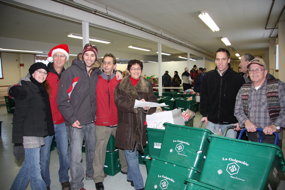 Distribution des Paniers de Noël