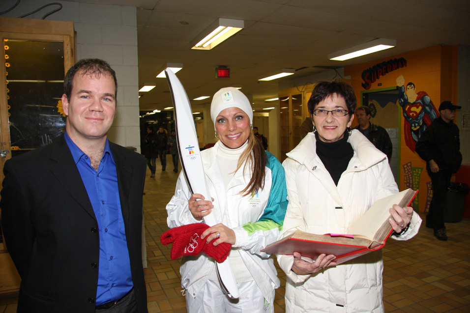La flamme Olympique de passage à Windsor
