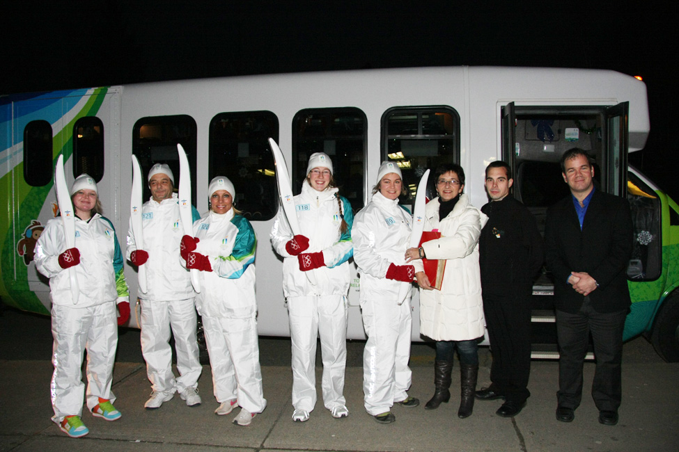 La flamme Olympique de passage à Windsor