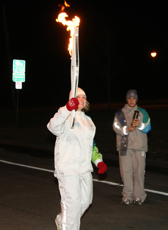 La flamme Olympique de passage à Windsor