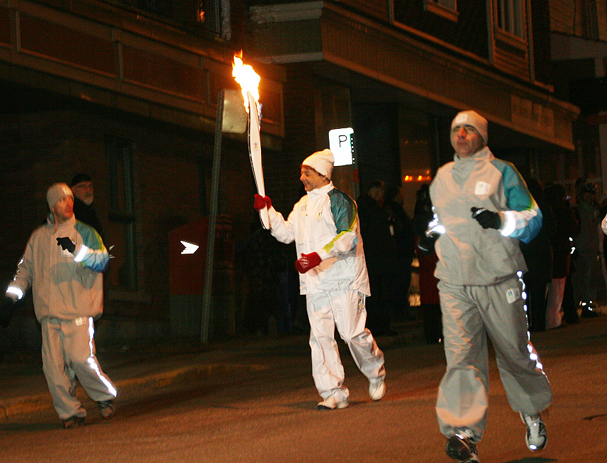 La flamme Olympique de passage à Windsor