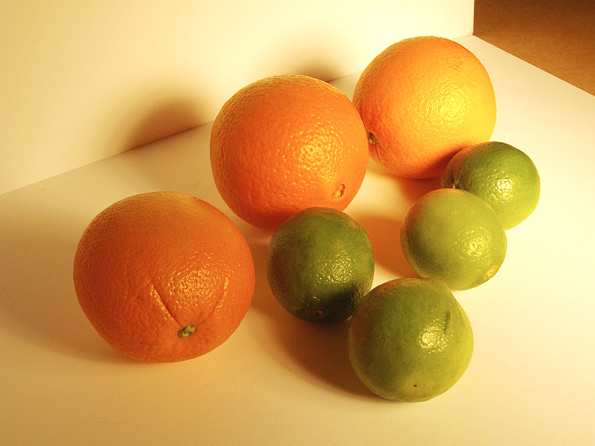 Limes et oranges