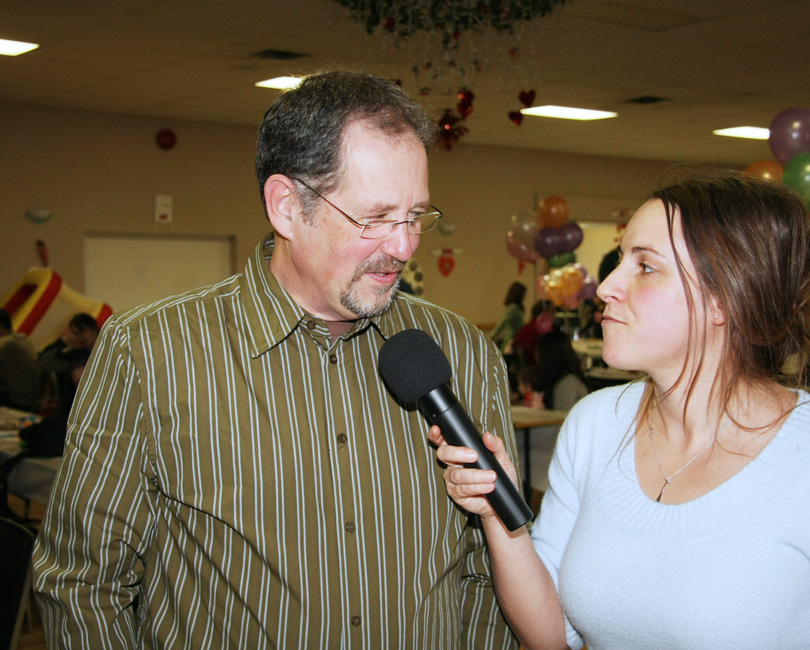 La radio était sur place