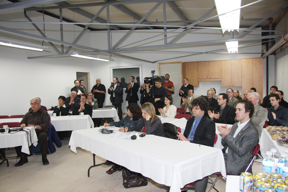 La presse estrienne était au rendez-vous