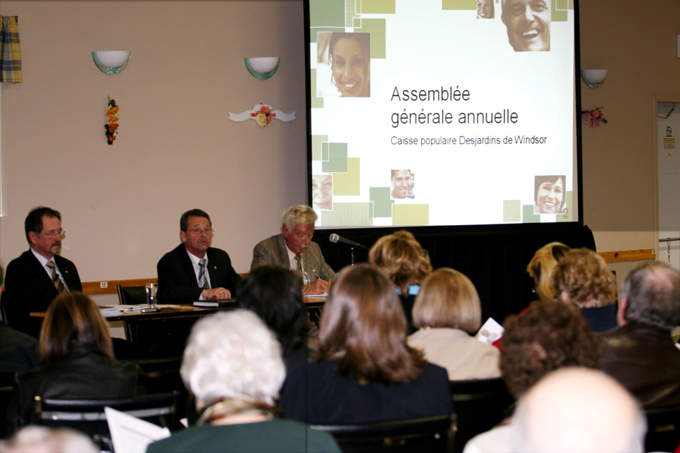 Caisse populaire Desjardins de Windsor, ass. générale