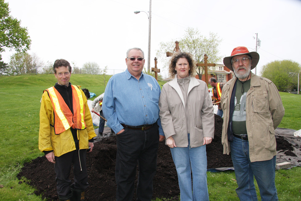 Distribution de compost