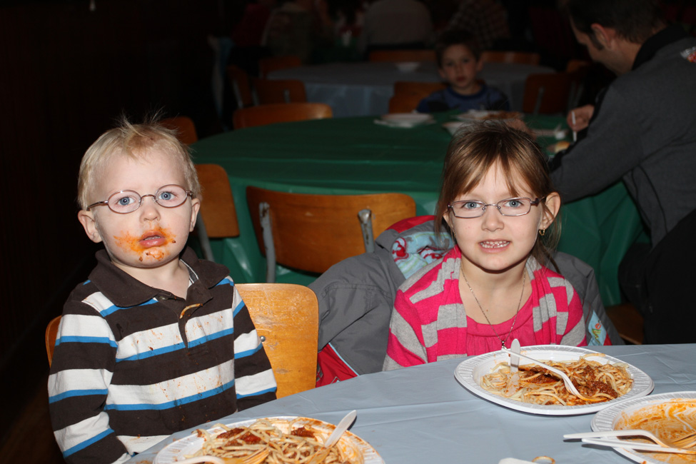 Caisse de Ardoise - 1er souper au spaghetti