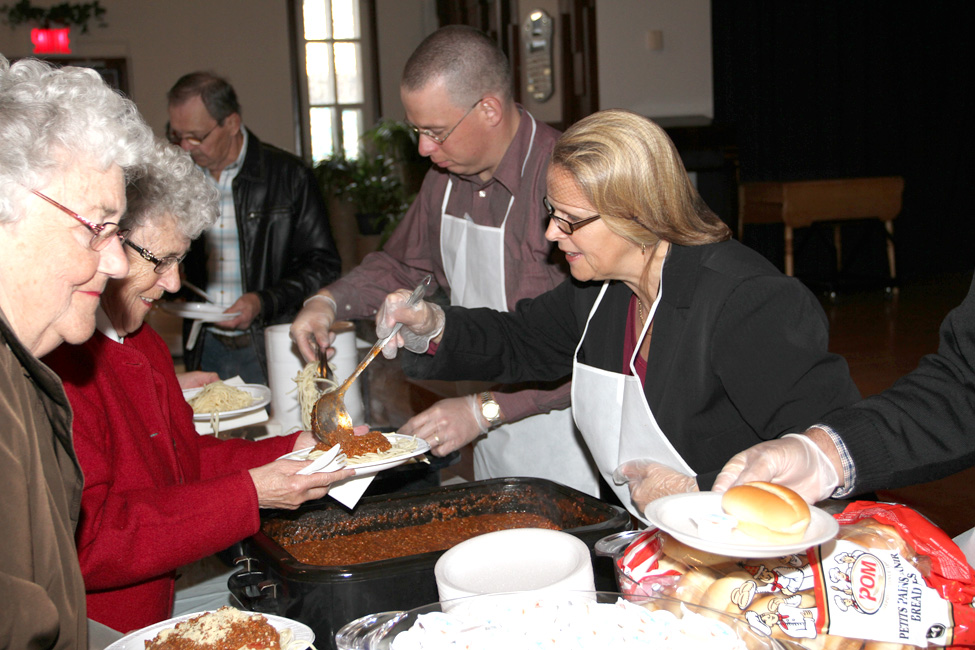 Caisse de Ardoise - 1er souper au spaghetti