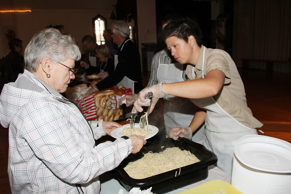 Caisse de Ardoise - 1er souper au spaghetti