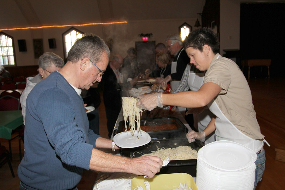 Caisse de Ardoise - 1er souper au spaghetti