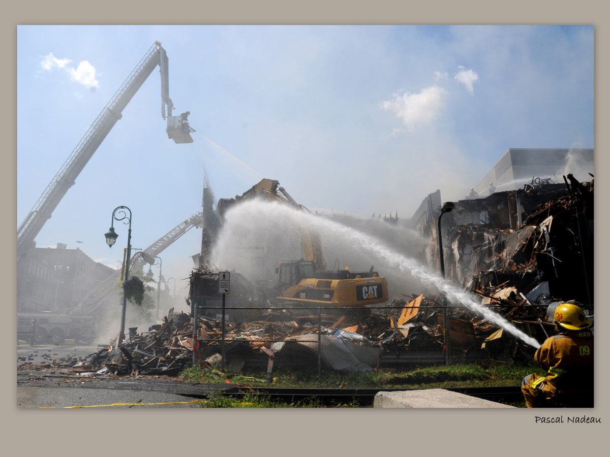 Incendie centre-Ville Sherbroke 2009