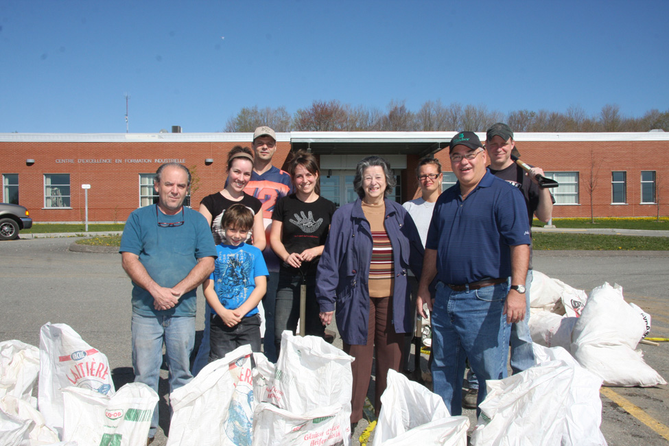 Distribution de compost