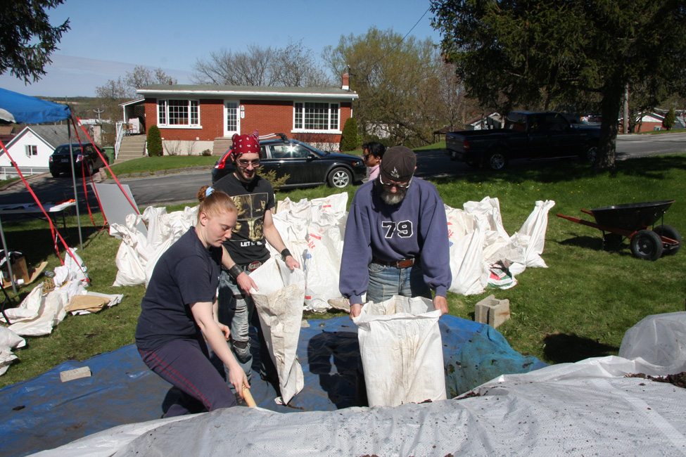 Distribution de compost