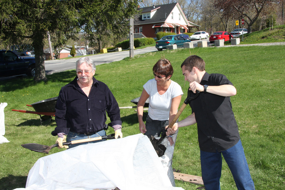 Distribution de compost