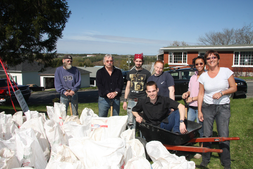 Distribution de compost