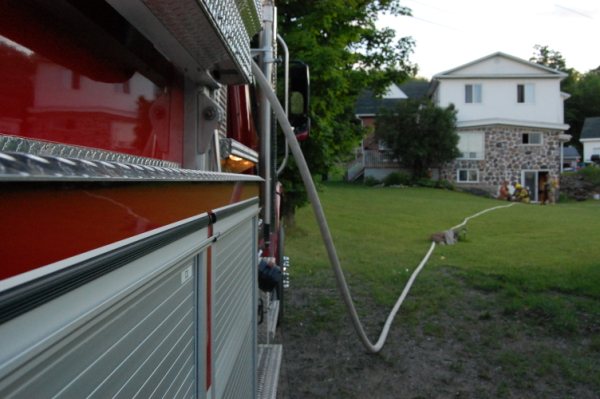 Début d'incendie à Saint-François-Xavier-de-Brompton