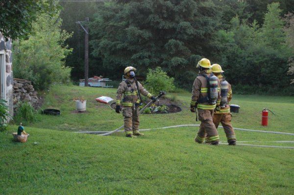 Début d'incendie à Saint-François-Xavier-de-Brompton