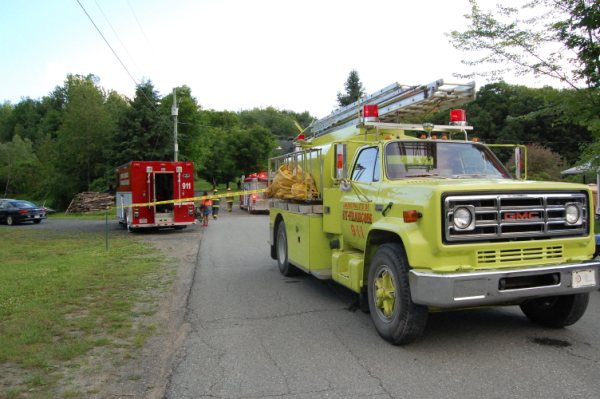 Début d'incendie à Saint-François-Xavier-de-Brompton