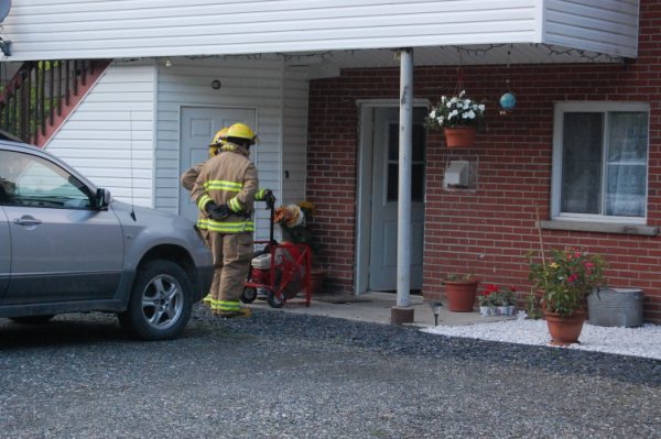 Début d'incendie à Saint-François-Xavier-de-Brompton