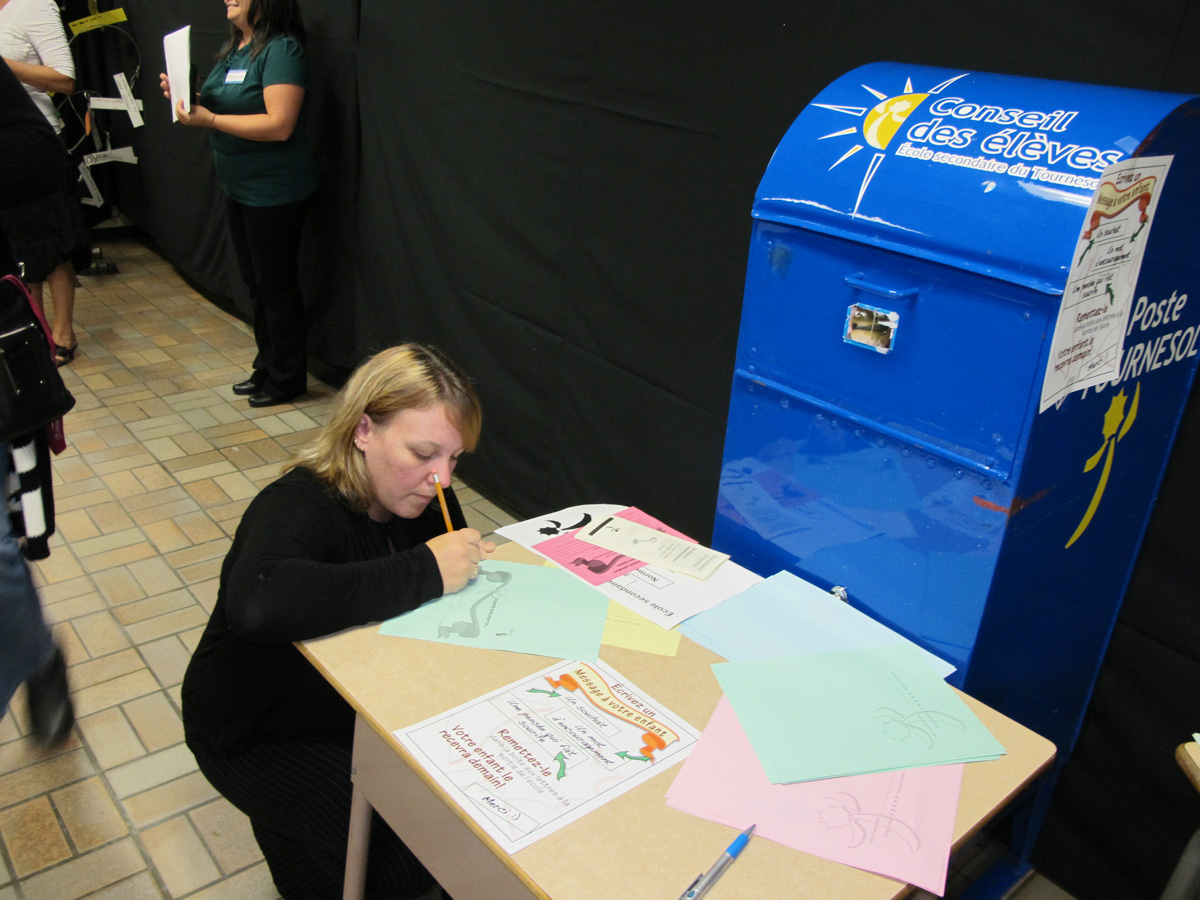Visite de parents aux Tournesol