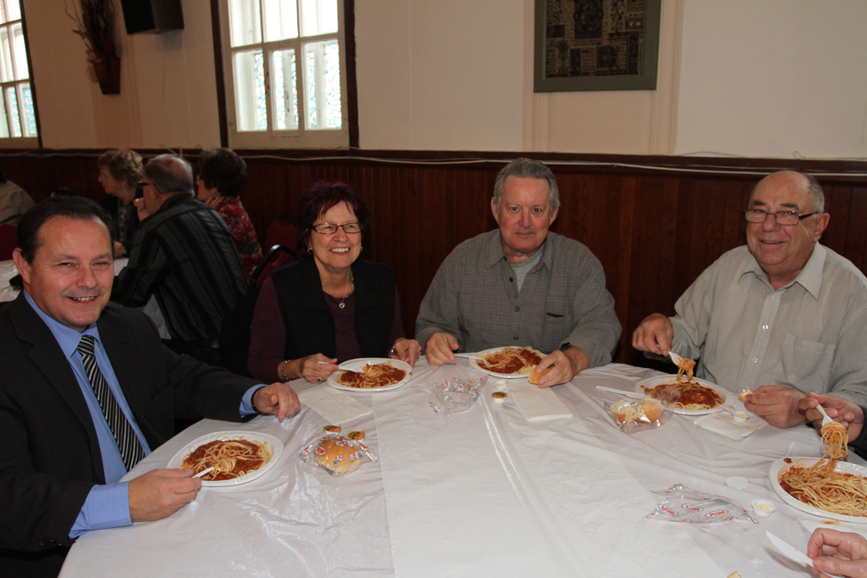 Souper au spaghetti au profit des panier de Noël