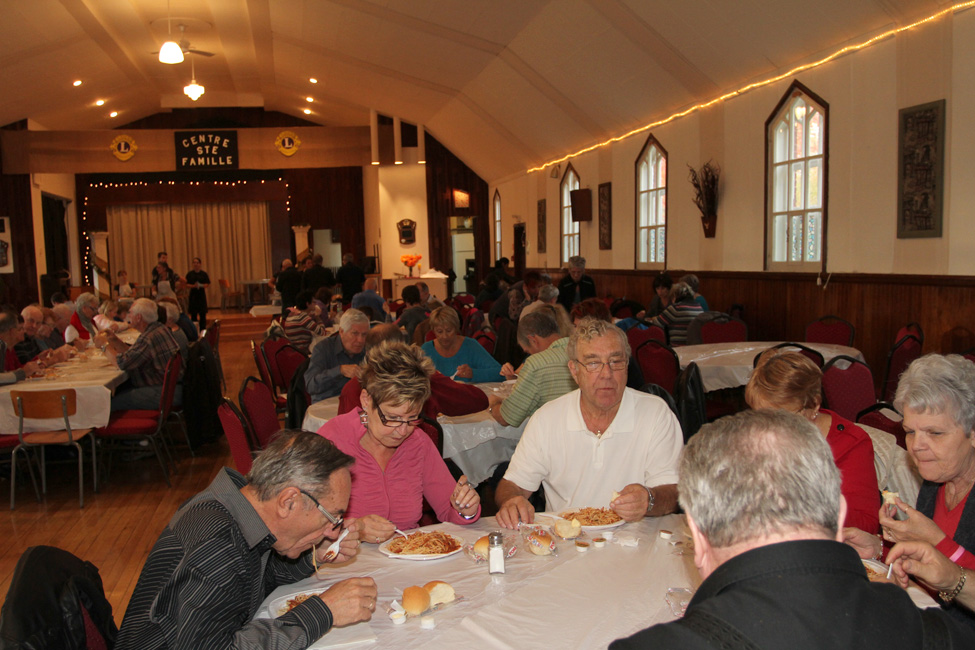 Souper au spaghetti au profit des panier de Noël