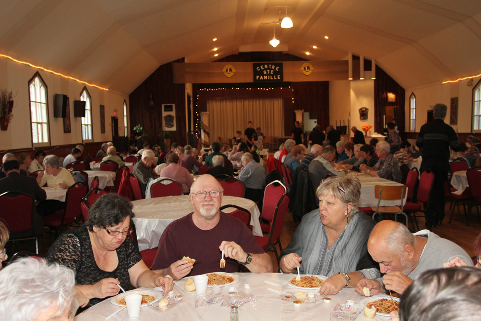 Souper au spaghetti au profit des panier de Noël 