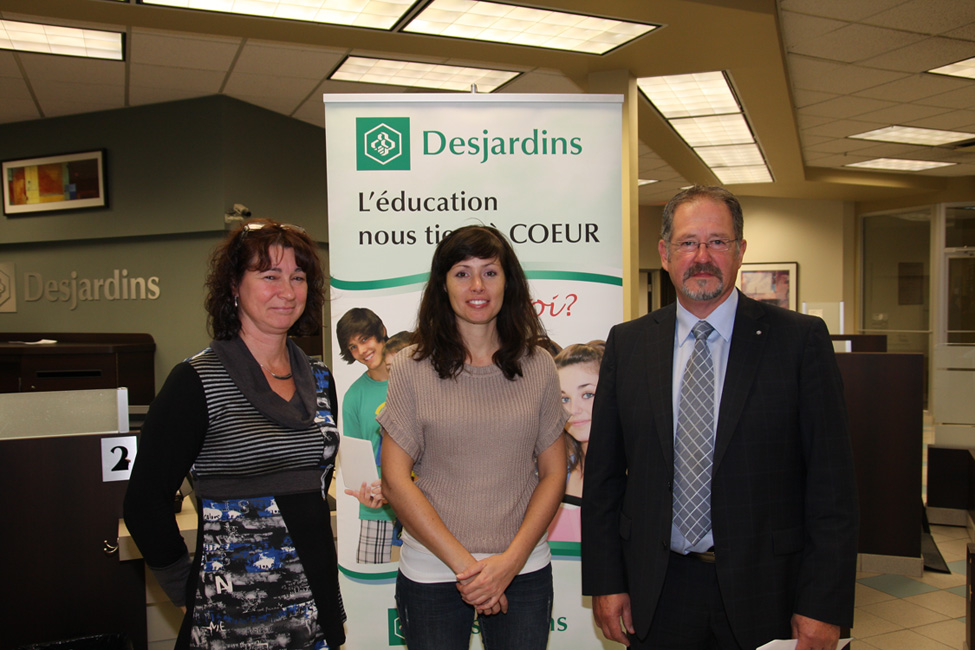 Aide de la Caisses Desjardins du Centre du Val Saint François