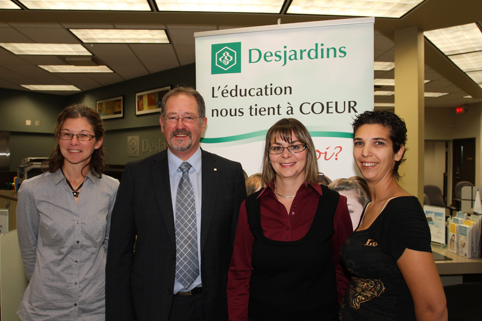 Aide de la Caisses Desjardins du Centre du Val Saint François