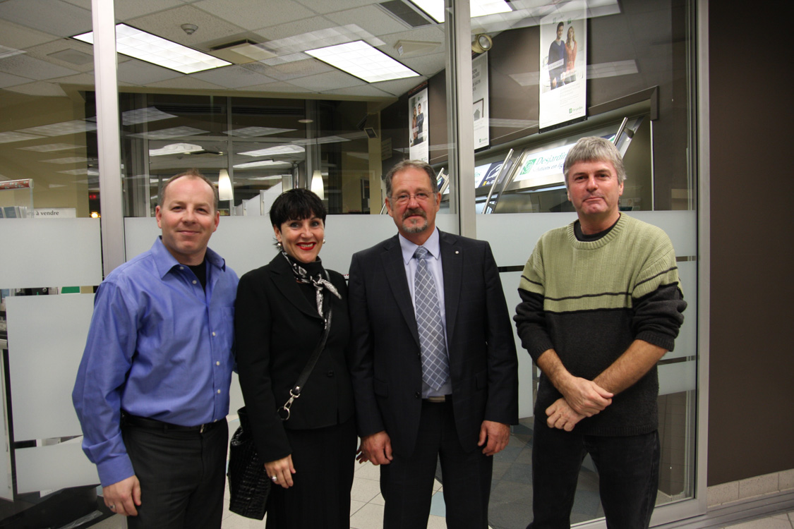 Aide de la Caisses Desjardins du Centre du Val Saint François