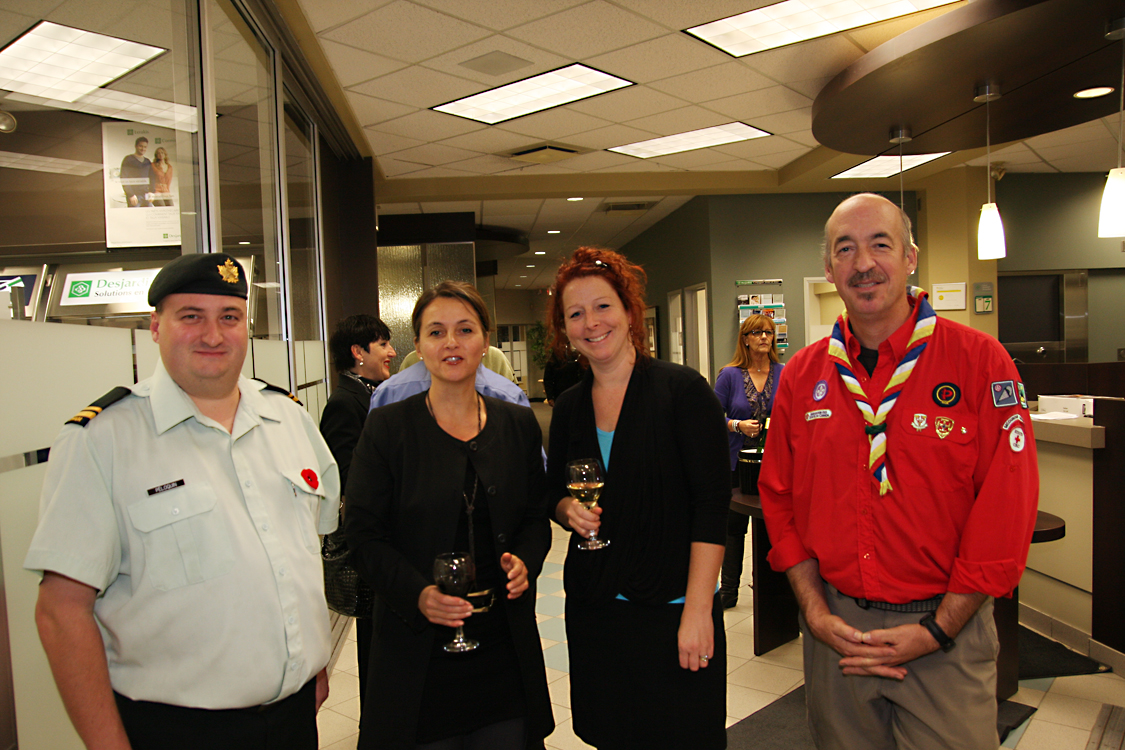 Aide de la Caisse Desjardins du Centre du Val Saint François