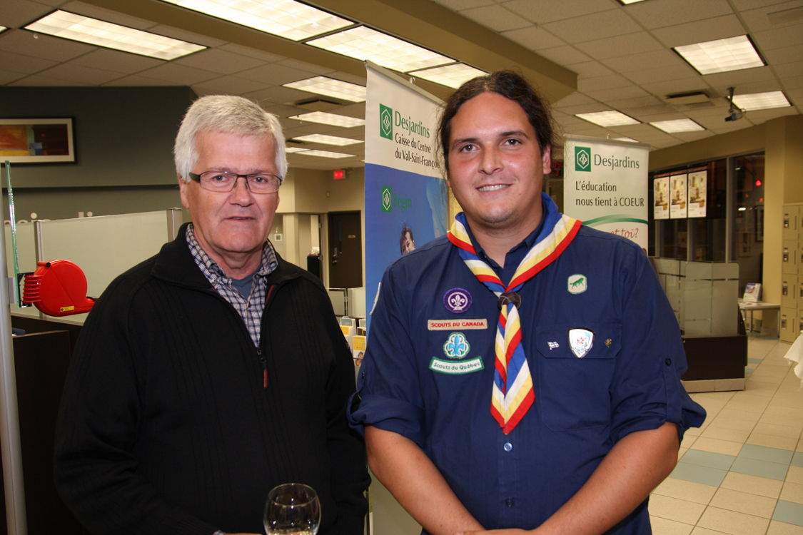 Aide de la Caisses Desjardins du Centre du Val Saint François