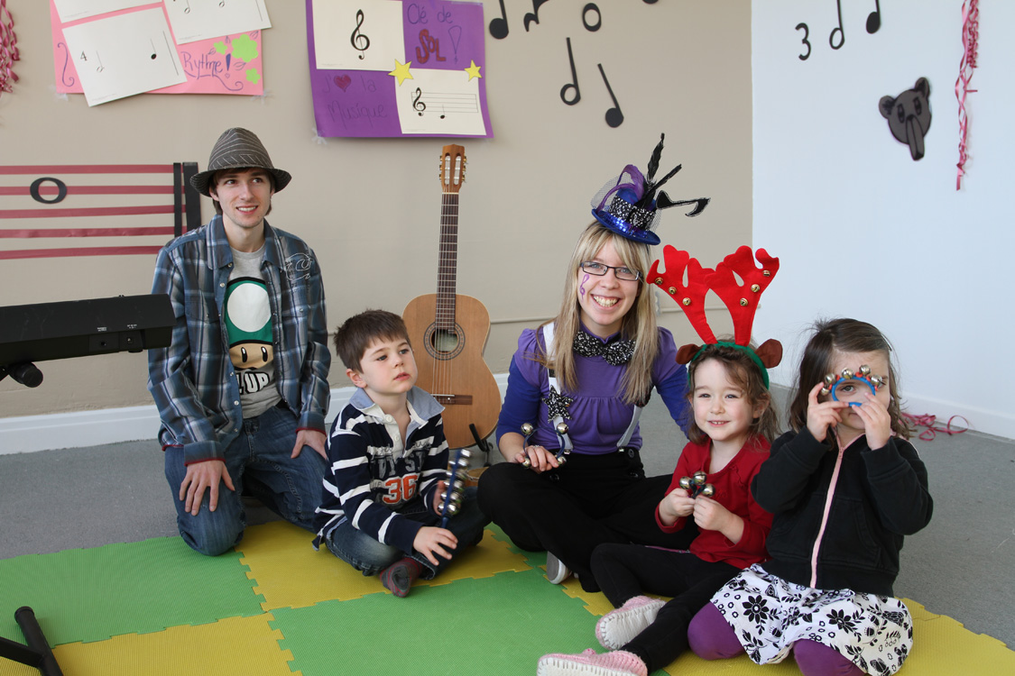 Petit spectacle de musique au centre communautaire de Windsor